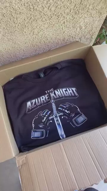 The Azure Knight: FDD Tee by TunaGraphix